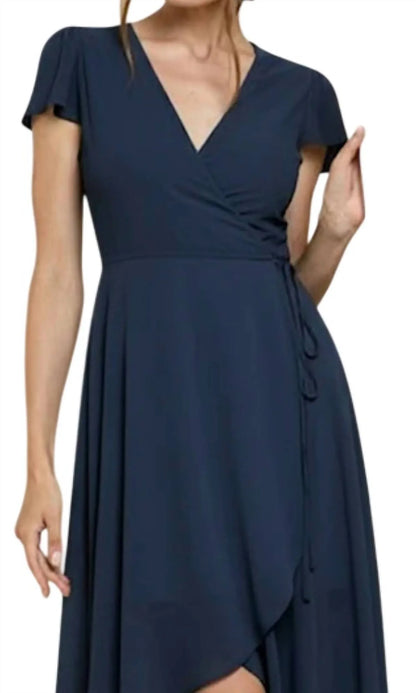 SOIEBLU - Short Sleeve Midi Wrap Dress - Rack Hunt