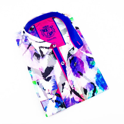 Melting Button Down Print Shirt
