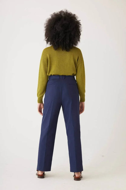 Rose Velvet - Piper Cotton Twill Full Length Pants - Rack Hunt