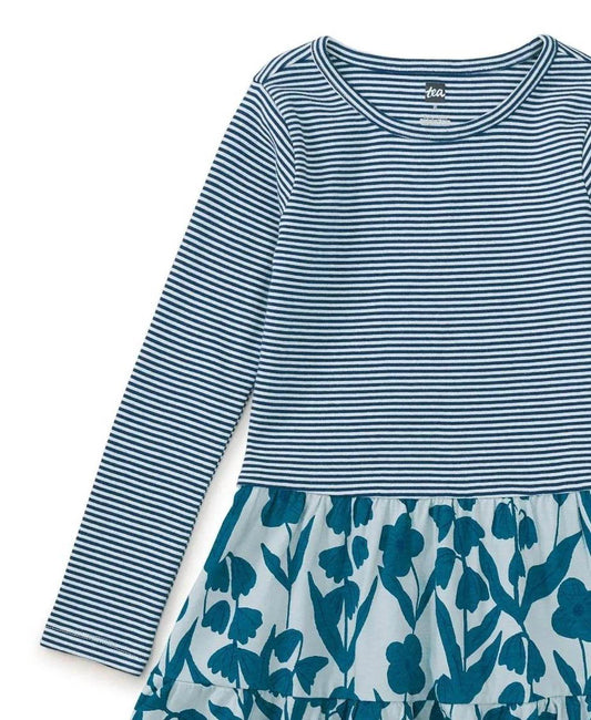 Tea Collection - Girl's Tiered Skirted Twirl Dress - Rack Hunt -