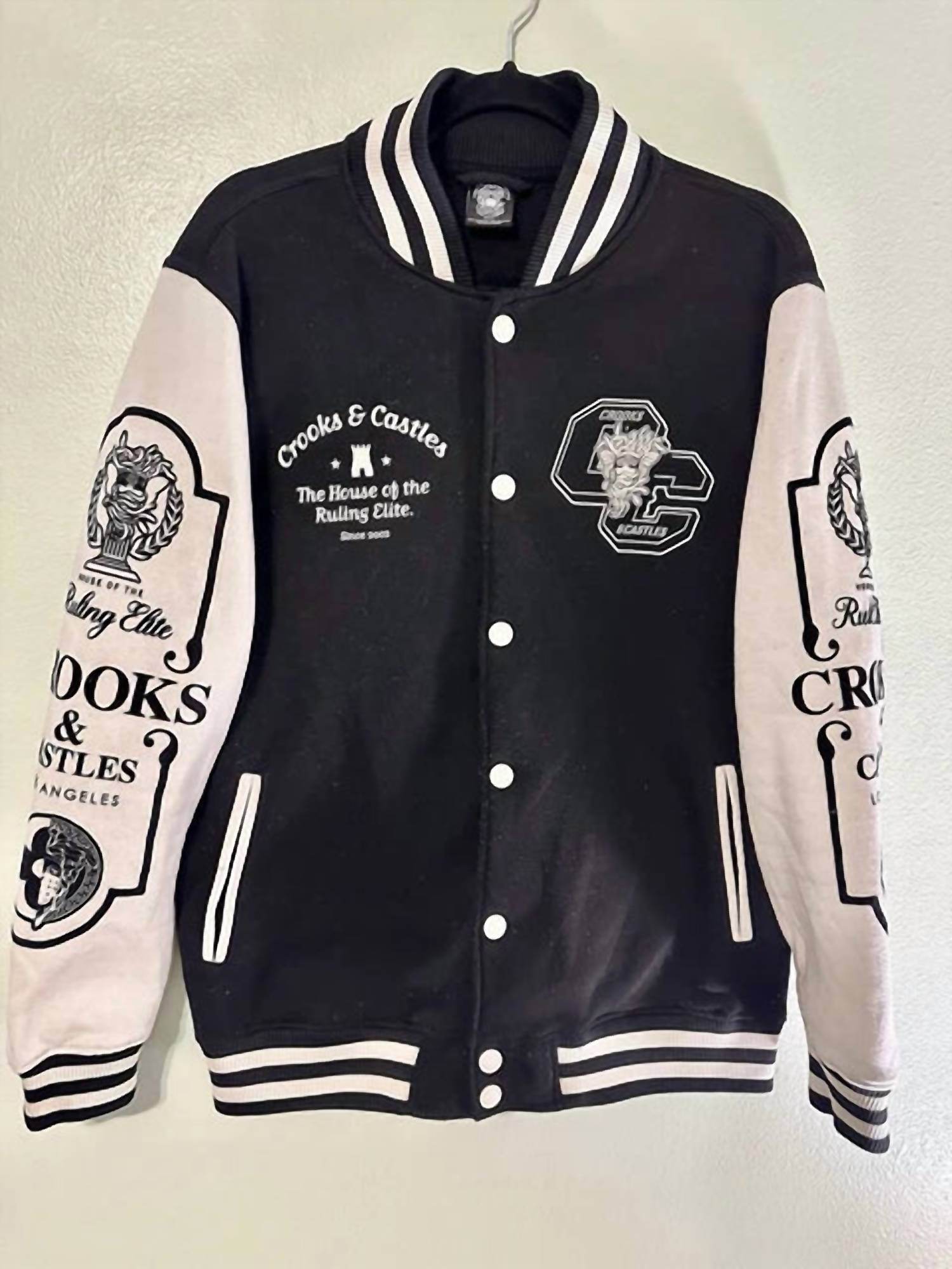 Crooks & Castles - Men's Ruling Elite Varsity Jacket - Rack Hunt -