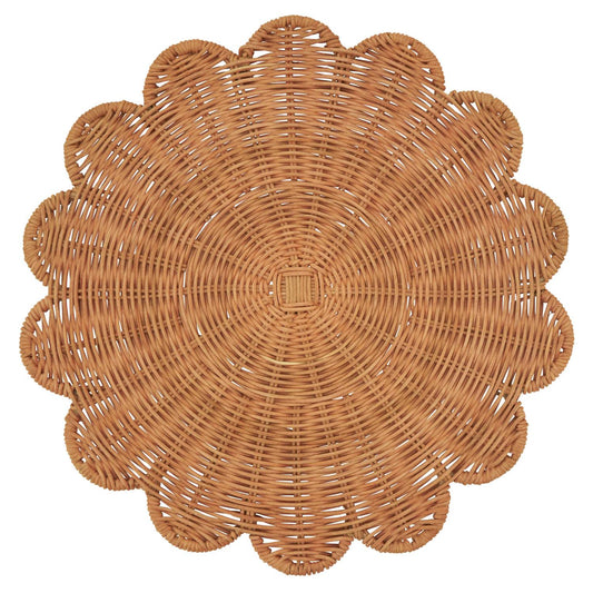 Rattan Charger Placemats - Set Of 4
