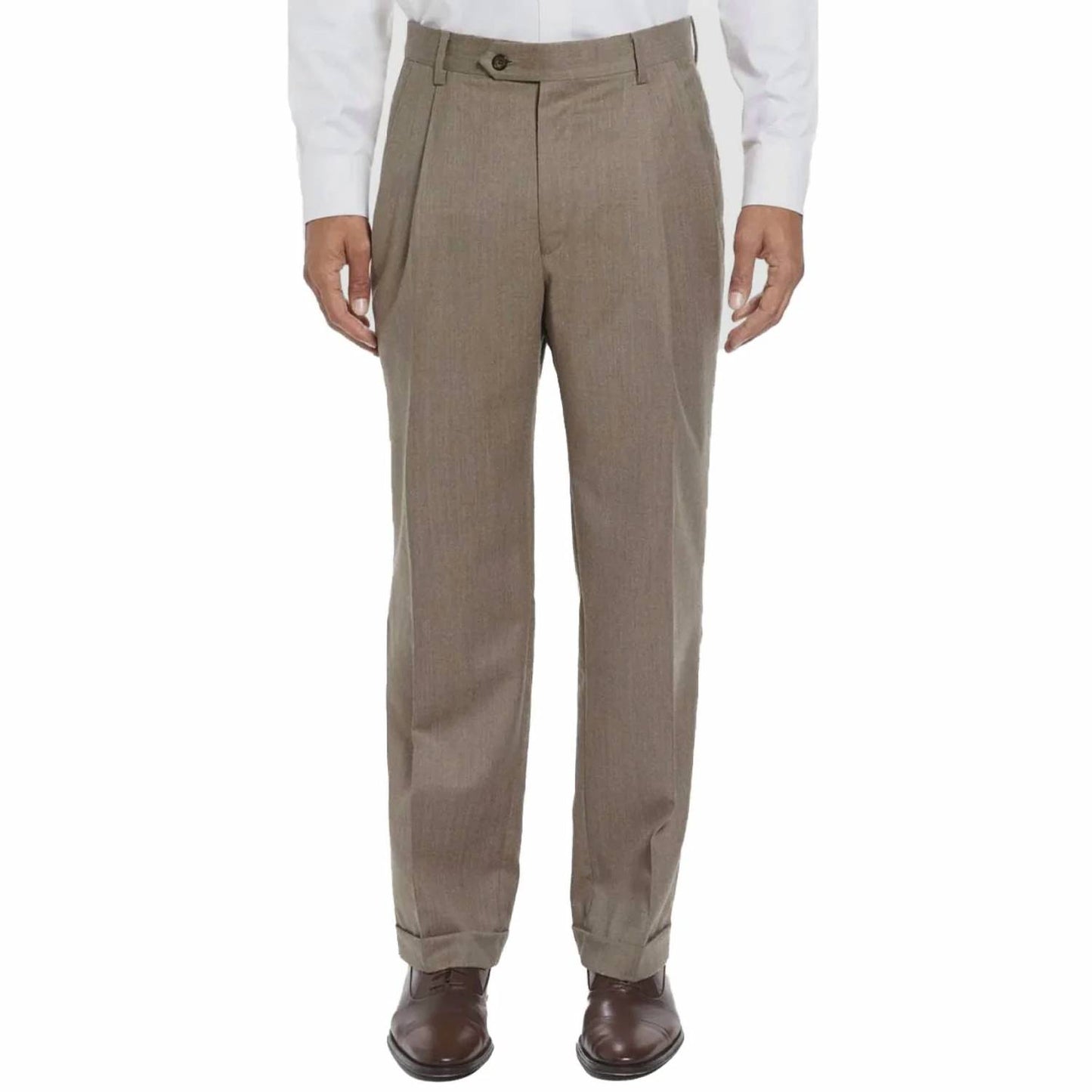 Super 100s Worsted Wool Flannel Trouser
