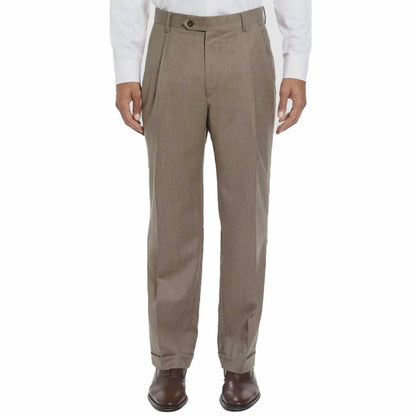 Super 100s Worsted Wool Flannel Trouser