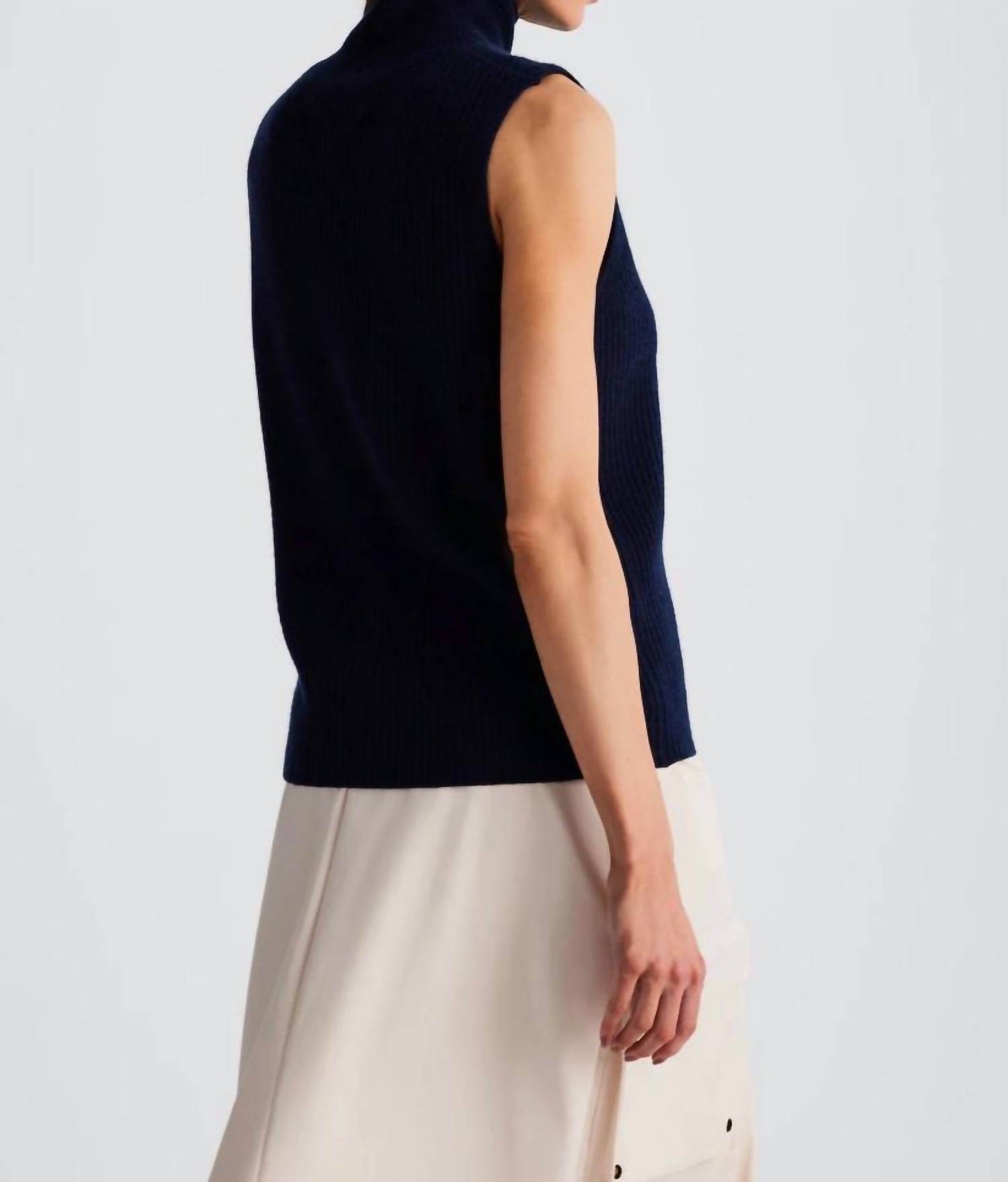 IN/ONE - Nola Cashmere Sleeveless Turtleneck - Rack Hunt -