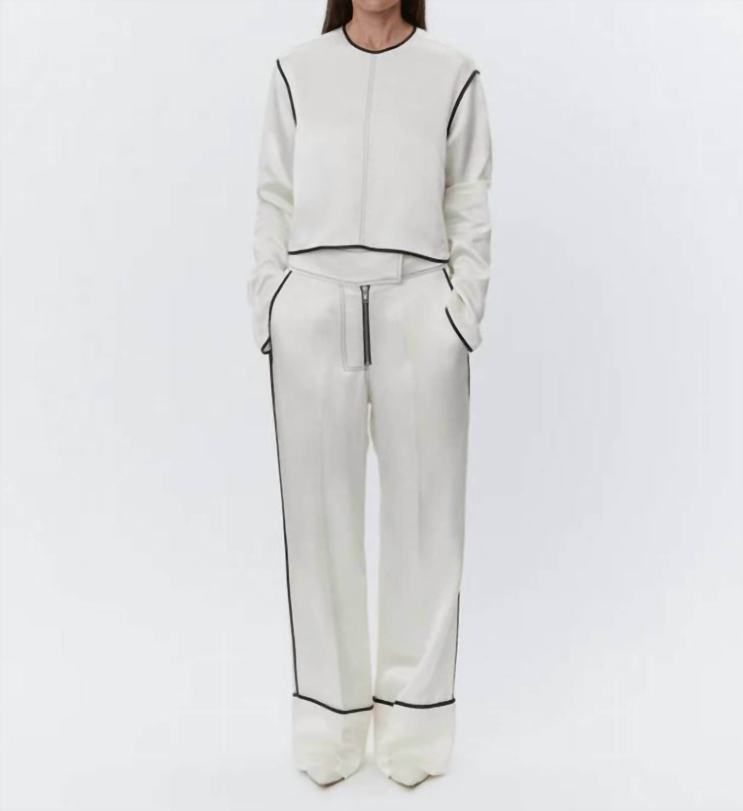 DAY Birger - Gianna High Shine Piped Pant - Rack Hunt -