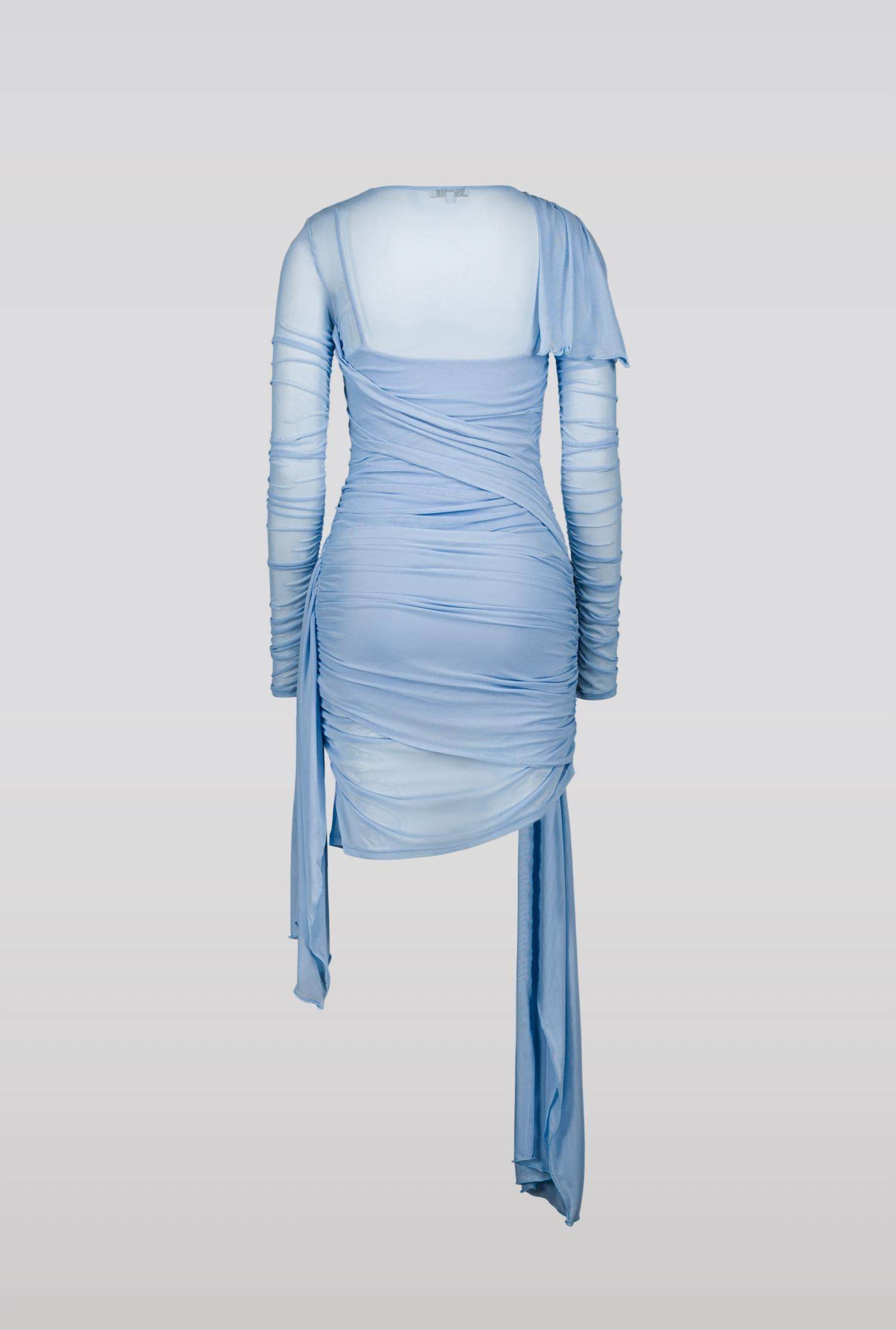 SAEMDI - Draped Mesh Dress - Rack Hunt -