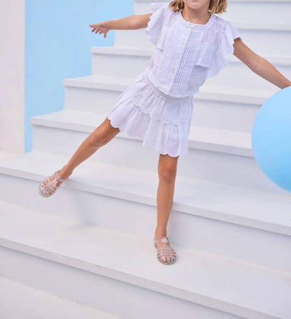 Girls Tiered Skort