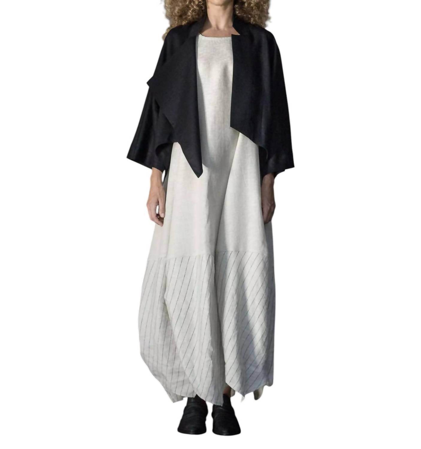 Amma by Kedem Sasson - Asymmetrical Short Linen Jacket - Rack Hunt -