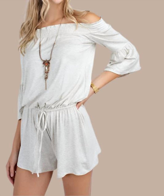Off Shoulder Romper
