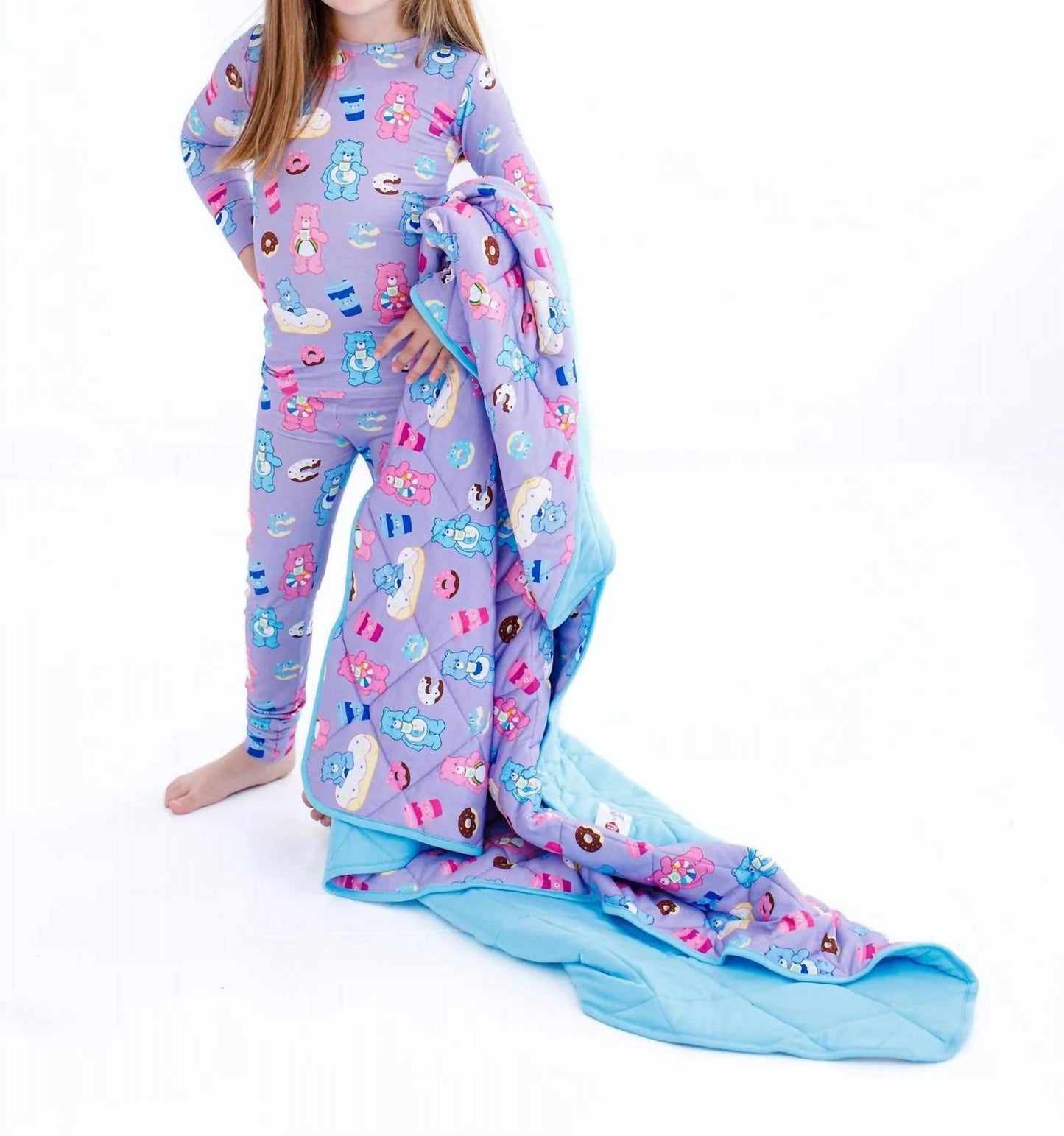 Care Bears Donuts And Coffee Toddler Birdie Quilt