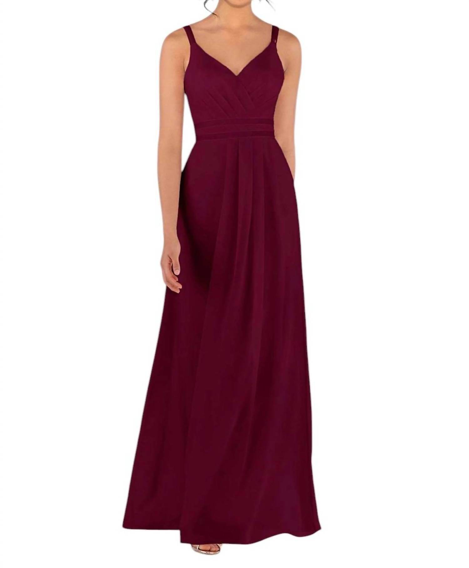 Sorella Vita - Classic Bridesmaid Dress with Velvet Detail - Rack Hunt