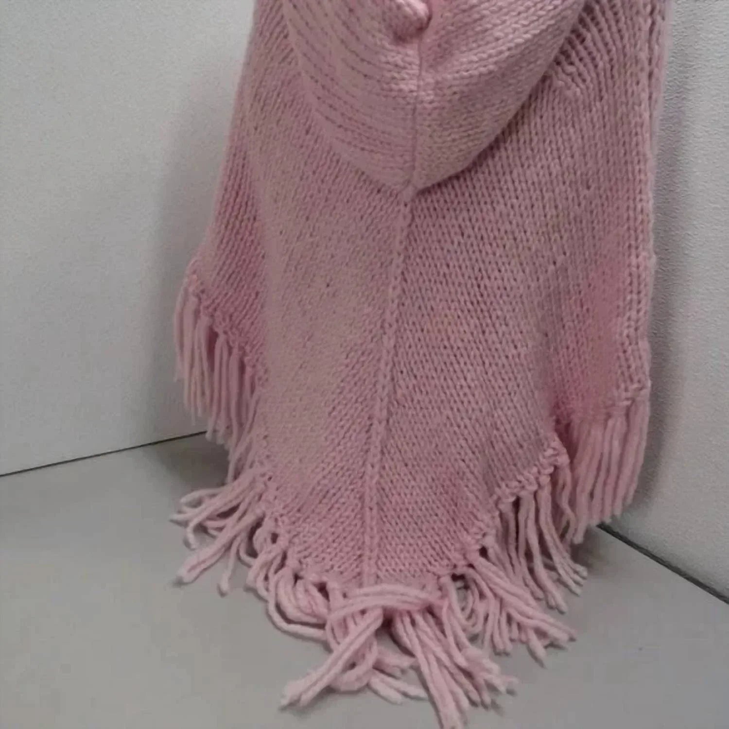 GOGO Sweaters - Short Soft Wool Hooded Poncho - Rack Hunt