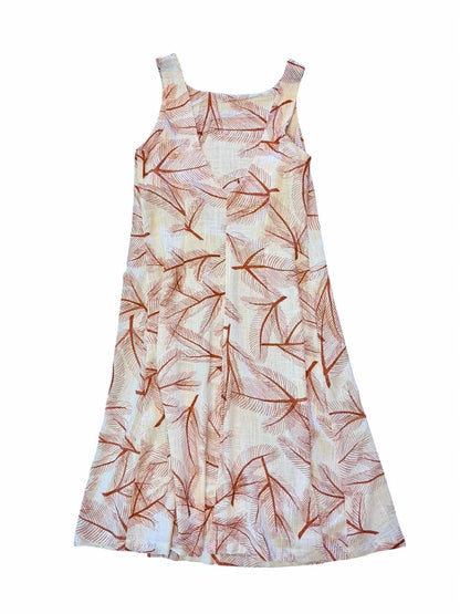 Printed Linen Blend Dress