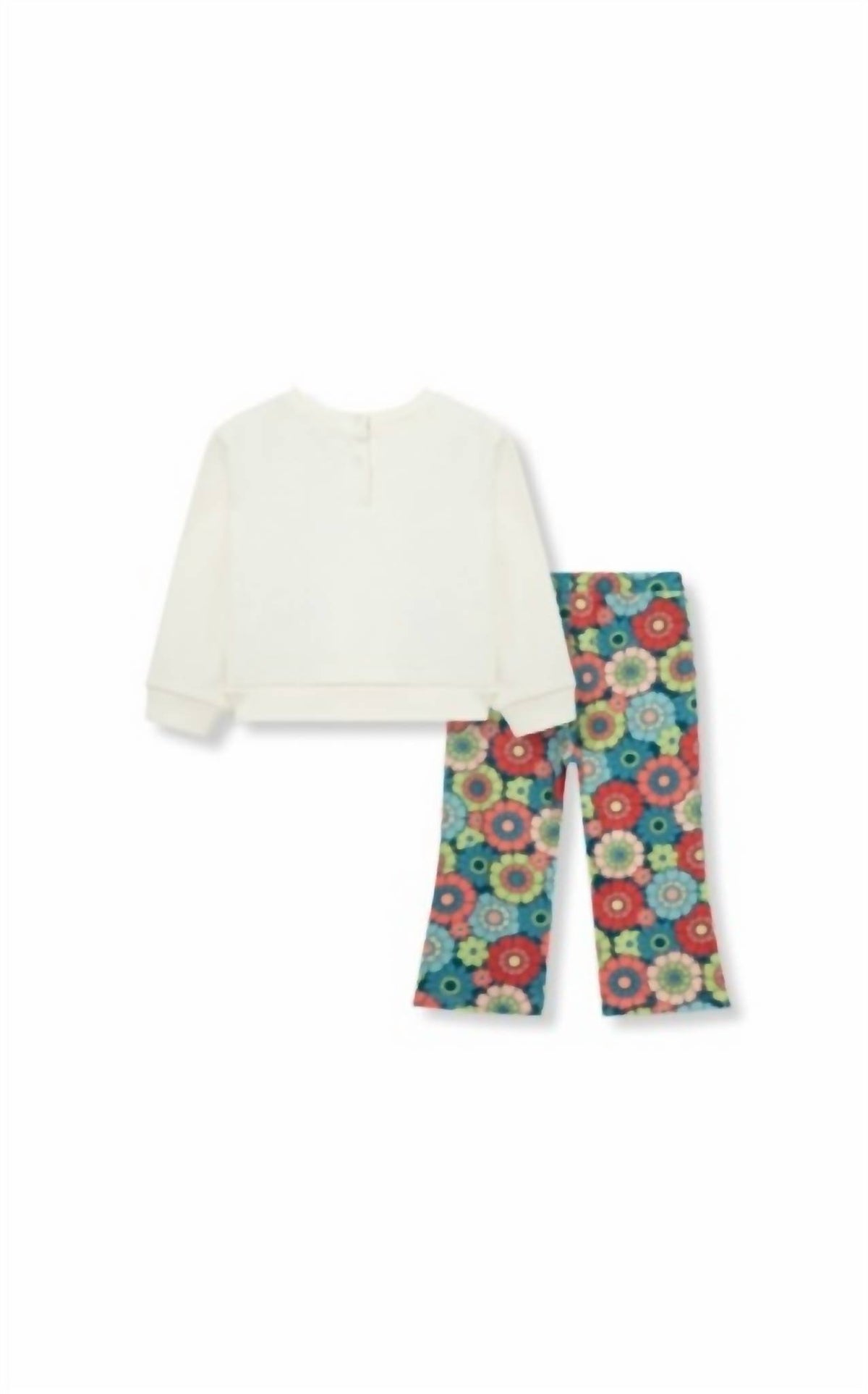 Kid's Flower Pullover Pants Set