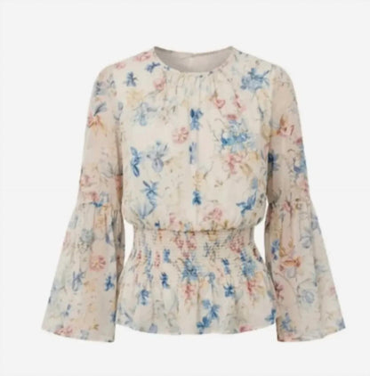 Lily of the Valley Jennie Boho Cottage Snowberry Floral Blouse