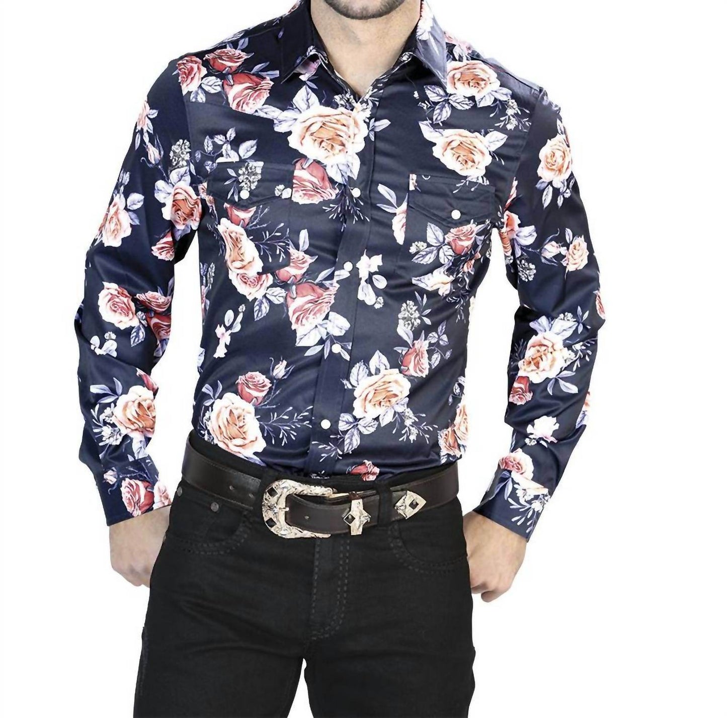 El Señor De Los Cielos - Casual Long Sleeve Shirt - Rack Hunt