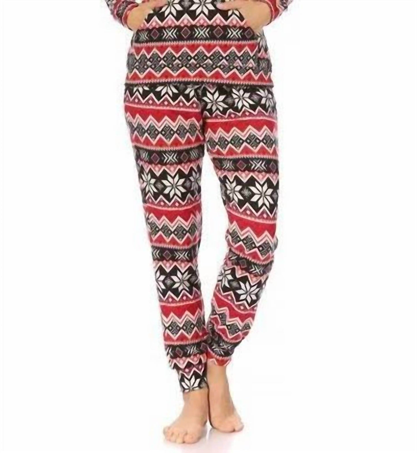 SHOSHO - Holiday Hooded Lounge Set Pajamas - Rack Hunt -