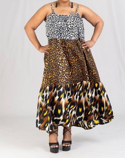 Animal Print Maxi Dress