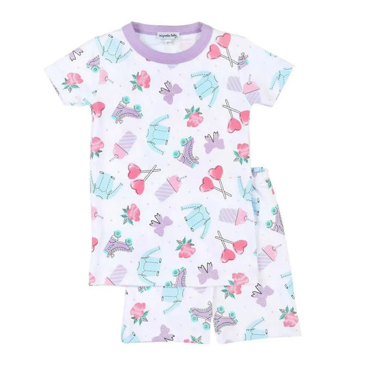 Magnolia Baby - Girls Skating Girl Short Pajamas - Rack Hunt