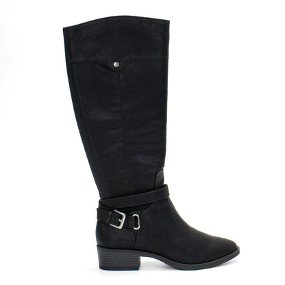 Women's Bennon Block Heel Knee High Boots
