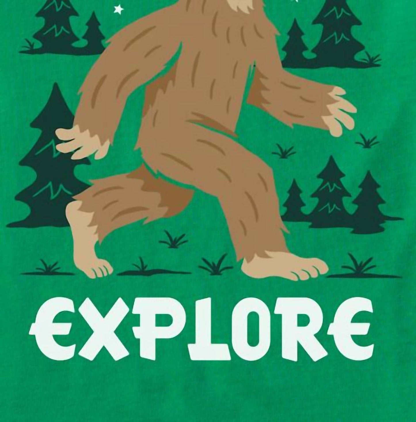 Kids Bigfoot Explore Long Sleeve Crusher Tee