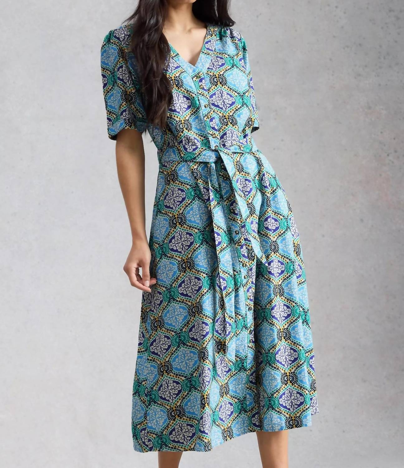 Val Linen Blend Dress