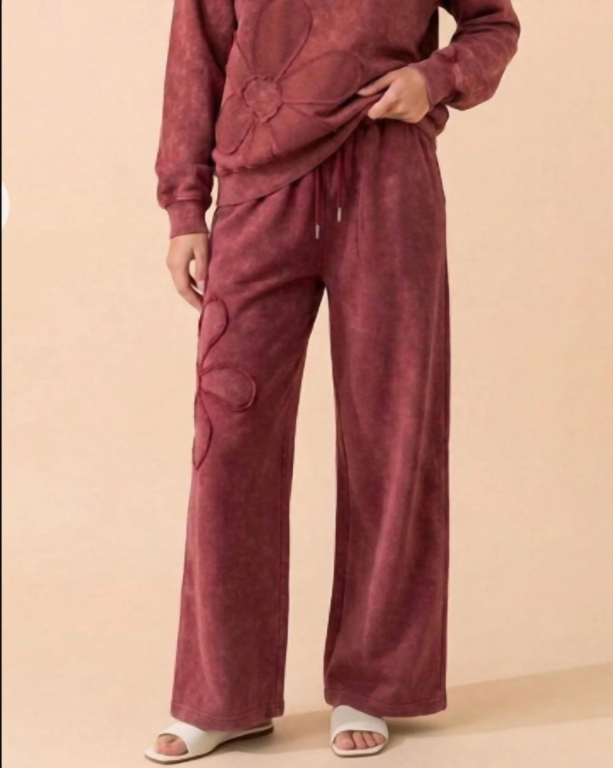 Soft Knit Wide Leg Pants