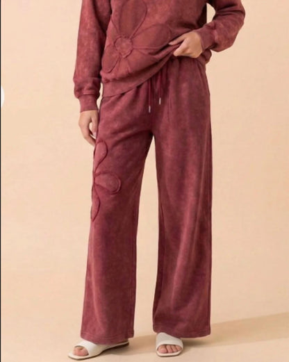 Soft Knit Wide Leg Pants