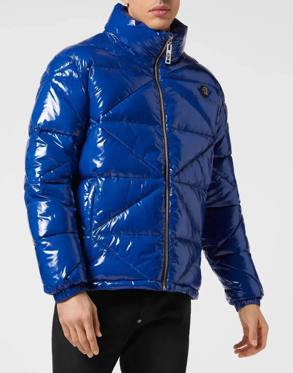 PHILIPP PLEIN - Quilted Hexagon Down Jacket - Rack Hunt