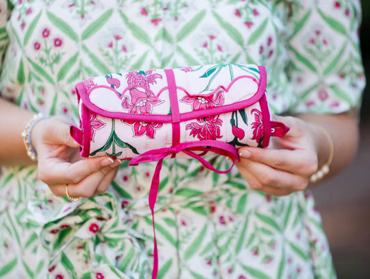 Women's Jewelry Roll Bag
