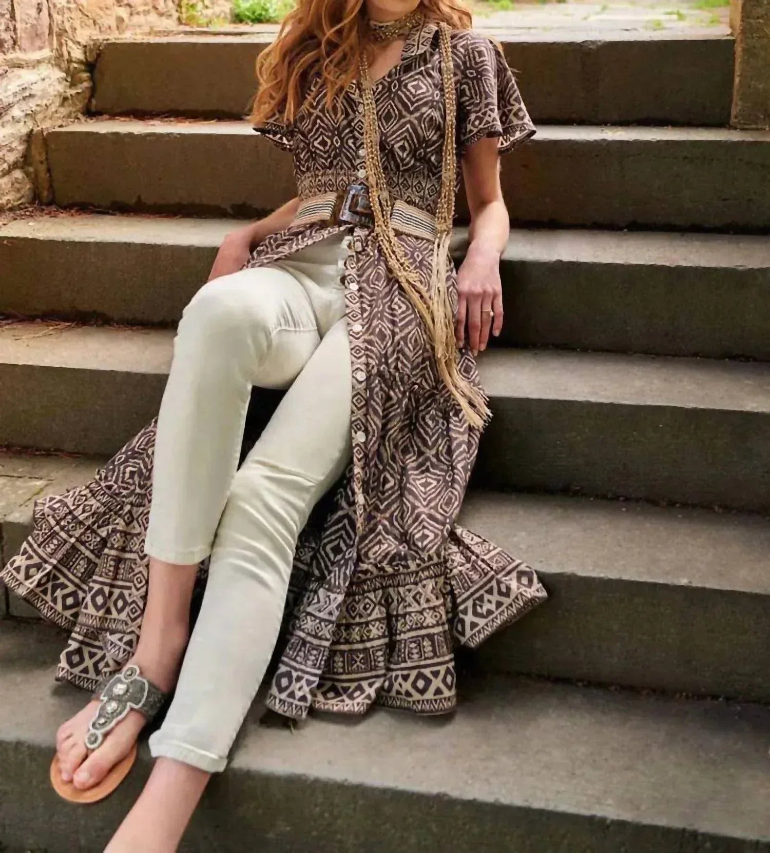 Rubyyaya - Aztec Maxi Dress - Rack Hunt