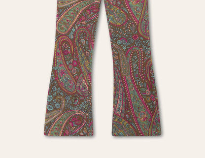 Girl's Peace Paisley Flared Leggings