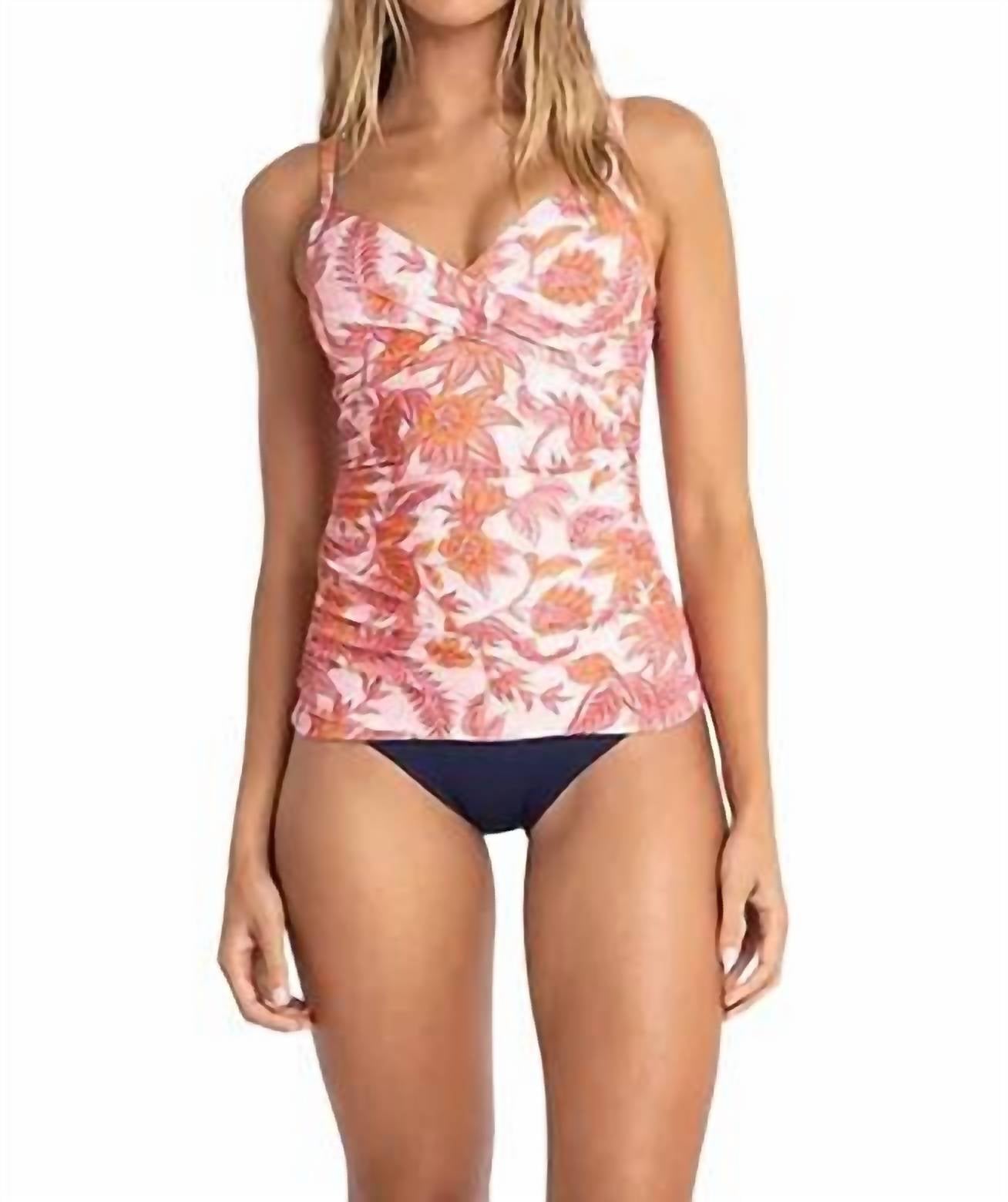 Malolo Twist Front Tankini Top