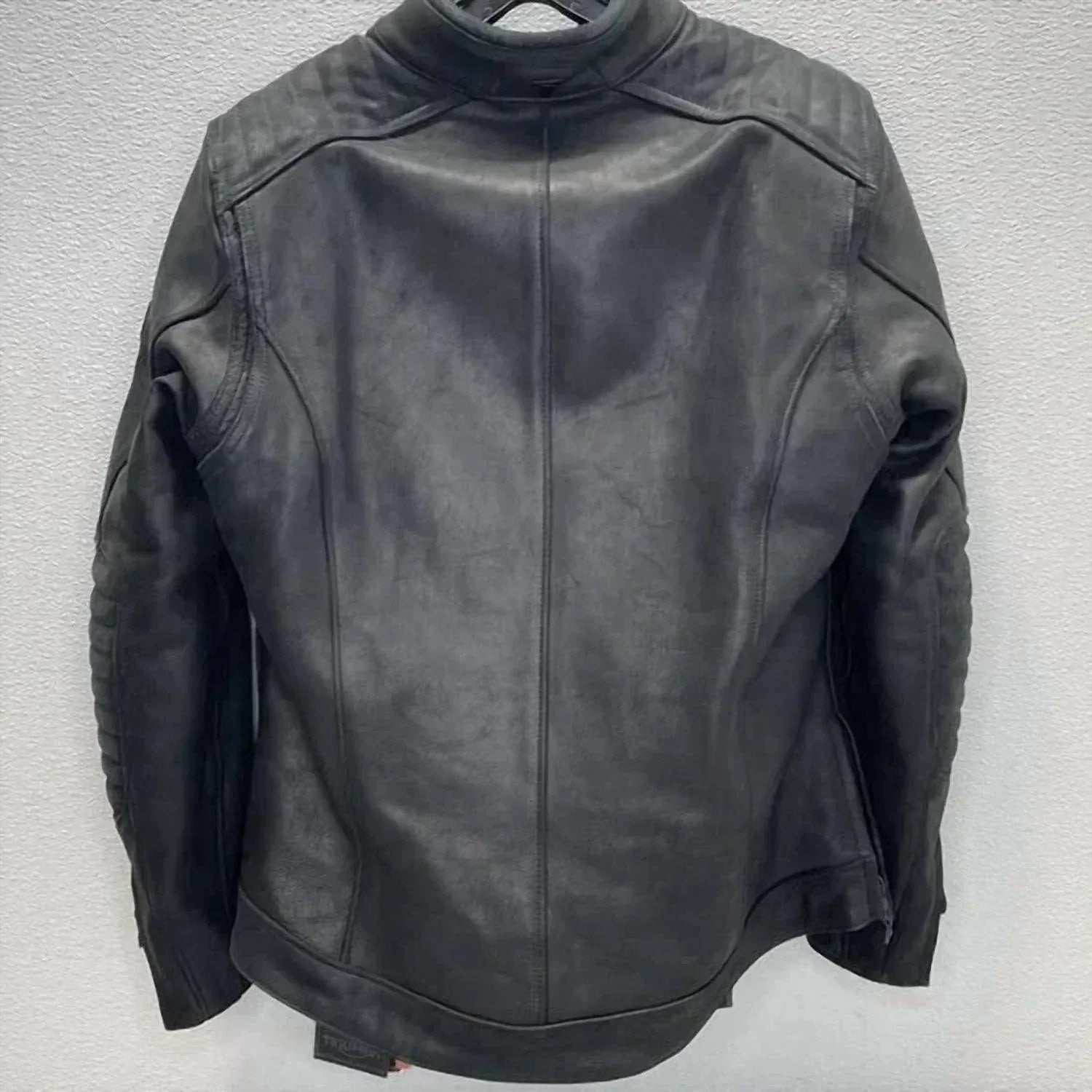 Triumph - Women’s Roxbury Leather Motorcycle Jacket - Rack Hunt