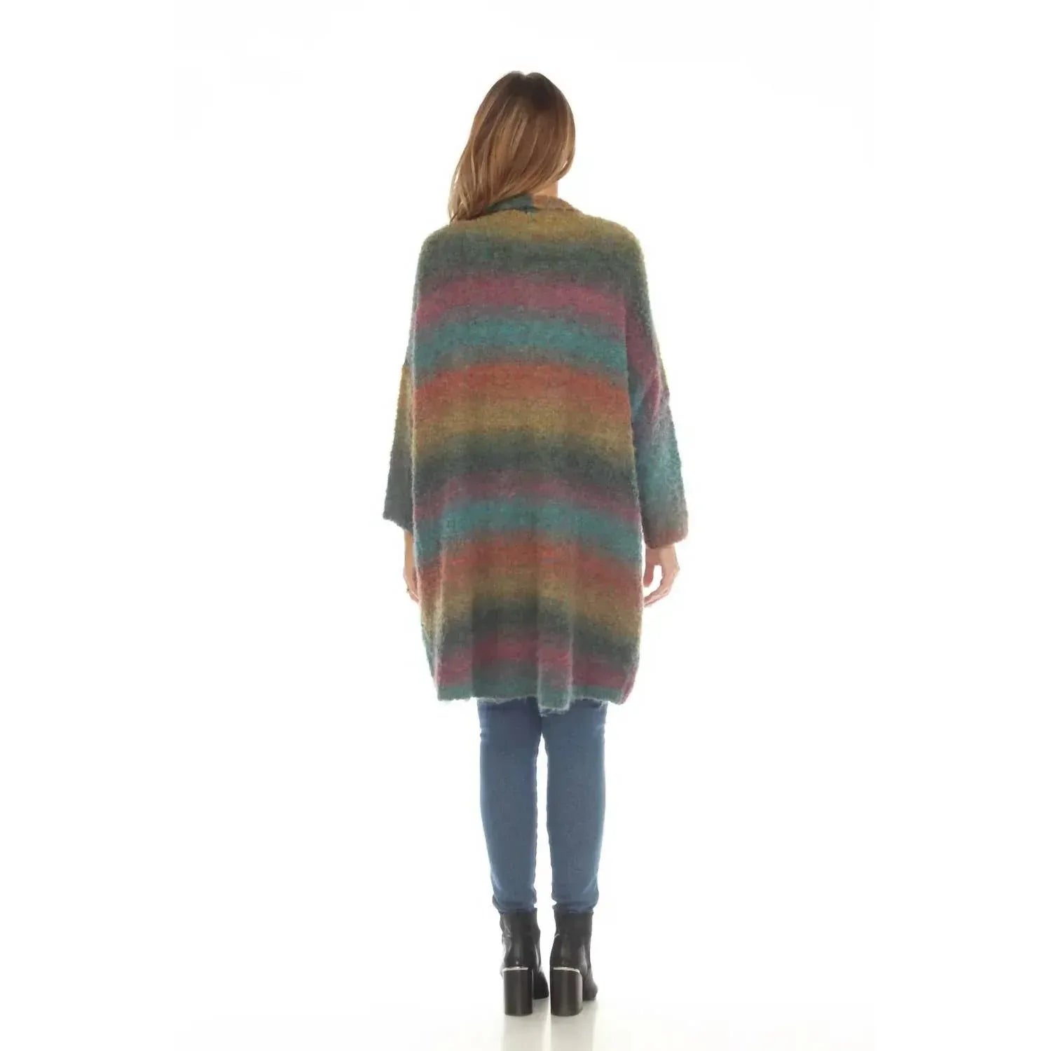 Kamana - Scarlett Super Soft Open Front Ombré Sweater - Rack Hunt