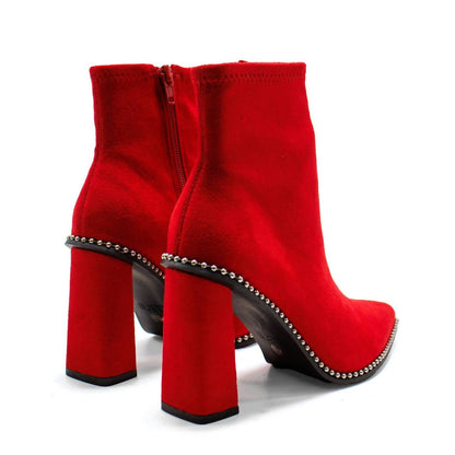 Women's Layneef Studded Block Heel Bootie