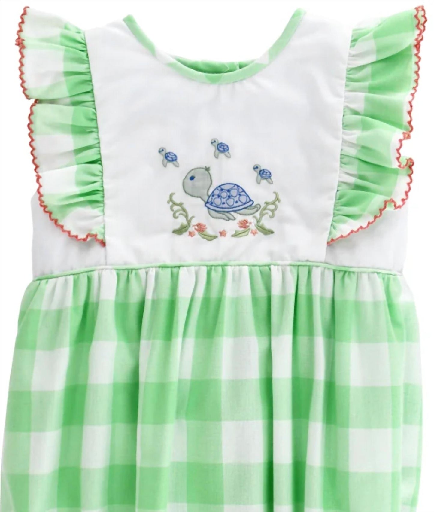 Girl's Turtle Cove Bubble Romper