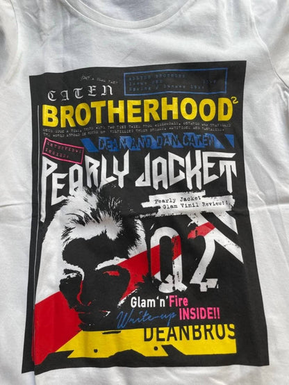 Women's Brotherhood Print Cotton T-shirt