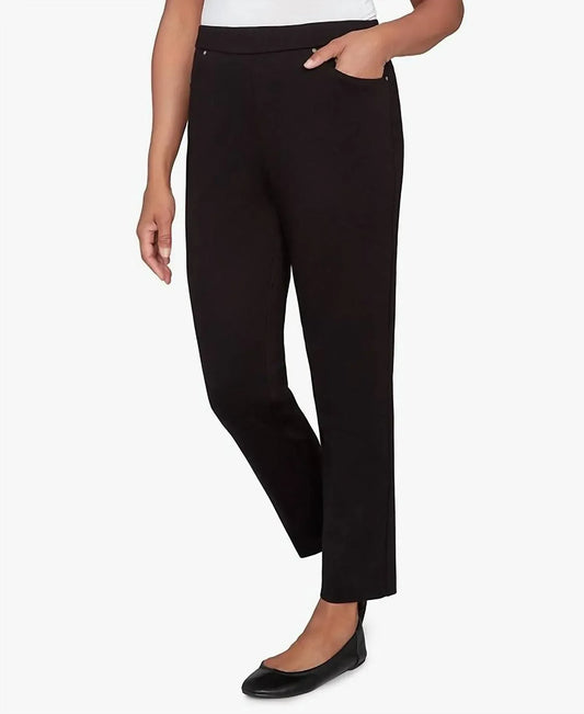 Alfred Dunner - Barcelona Stretch Ponte Knit Average Length Pants - Rack Hunt