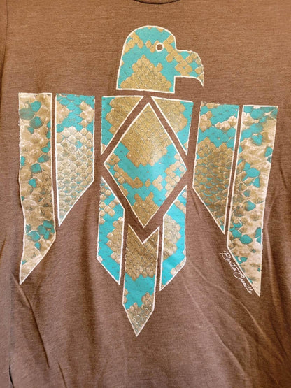 Benita Cecille - Women's Snakeskin Thunderbird Tee - Rack Hunt