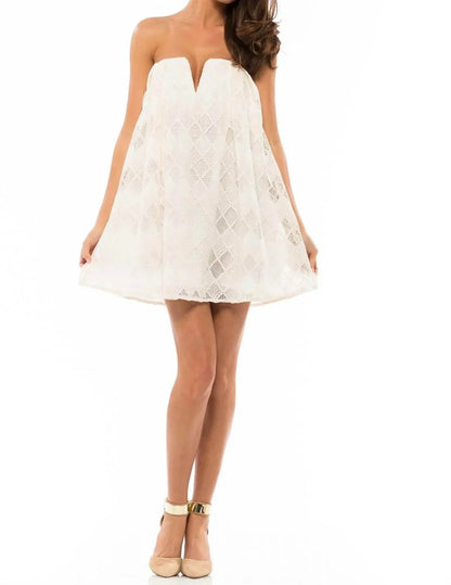 STYLESTALKER - Empire Strapless Dress - Rack Hunt