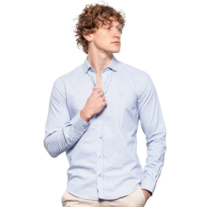 Frog Striped Button Down Shirt
