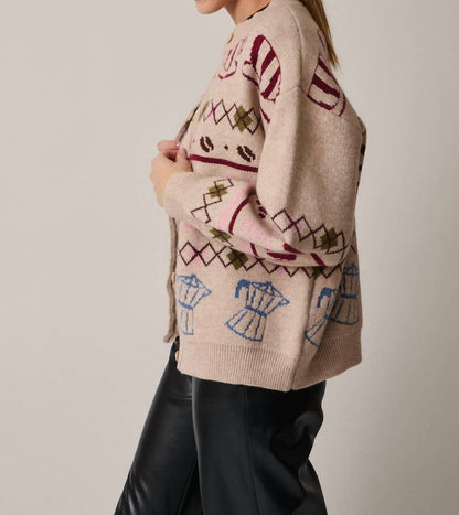 Cozy Cafe Cardigan