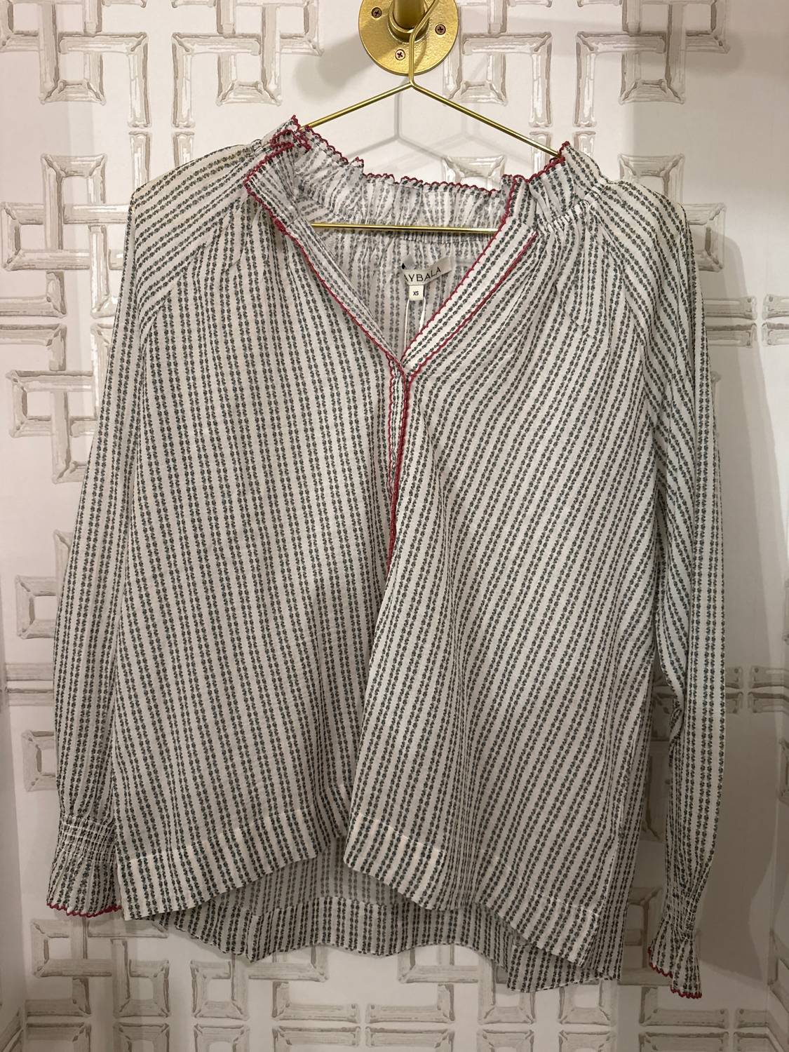 Floral Stripe Harper Top