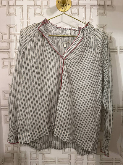 Floral Stripe Harper Top