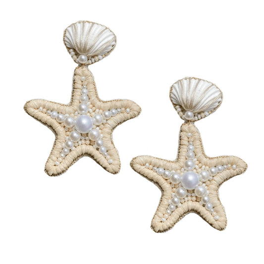 Atlantis Starfish Seashell Earrings