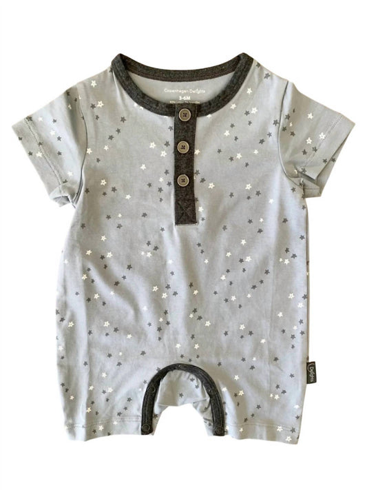 Kids' Star Printed Jersey Romper