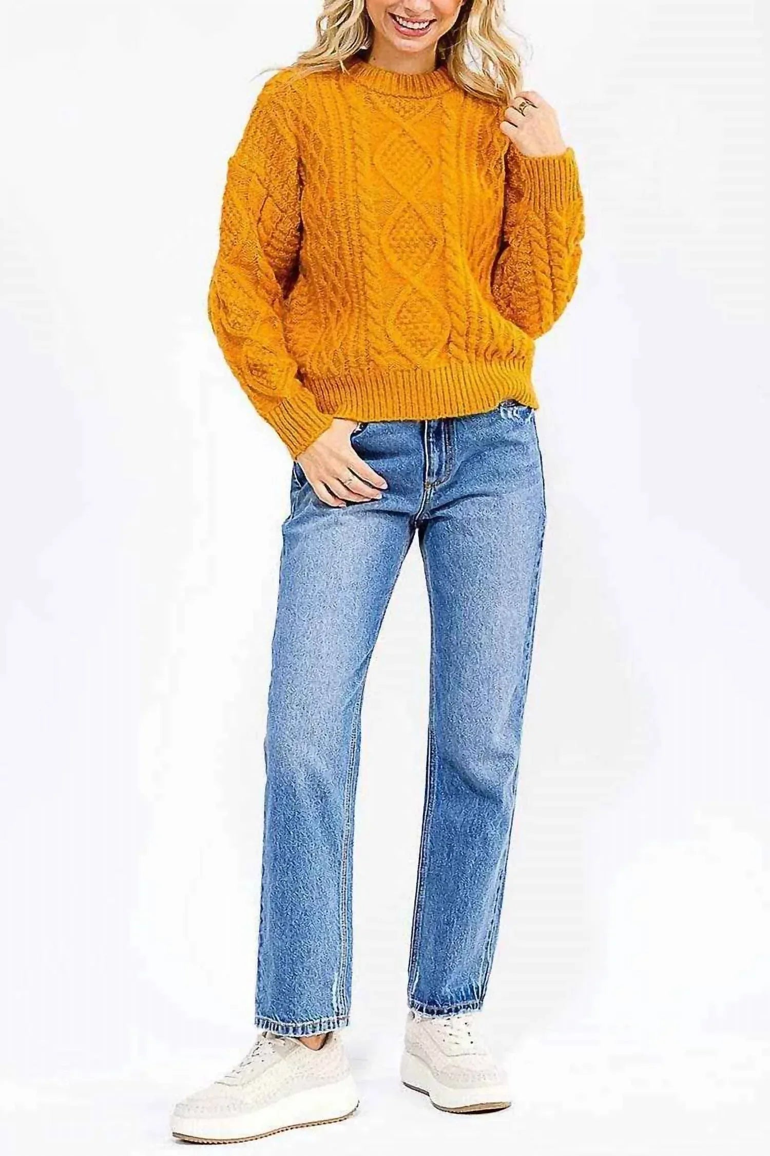Rousseau - Cable Knit Sweater - Rack Hunt