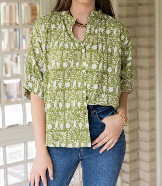Poppy Print Blouse